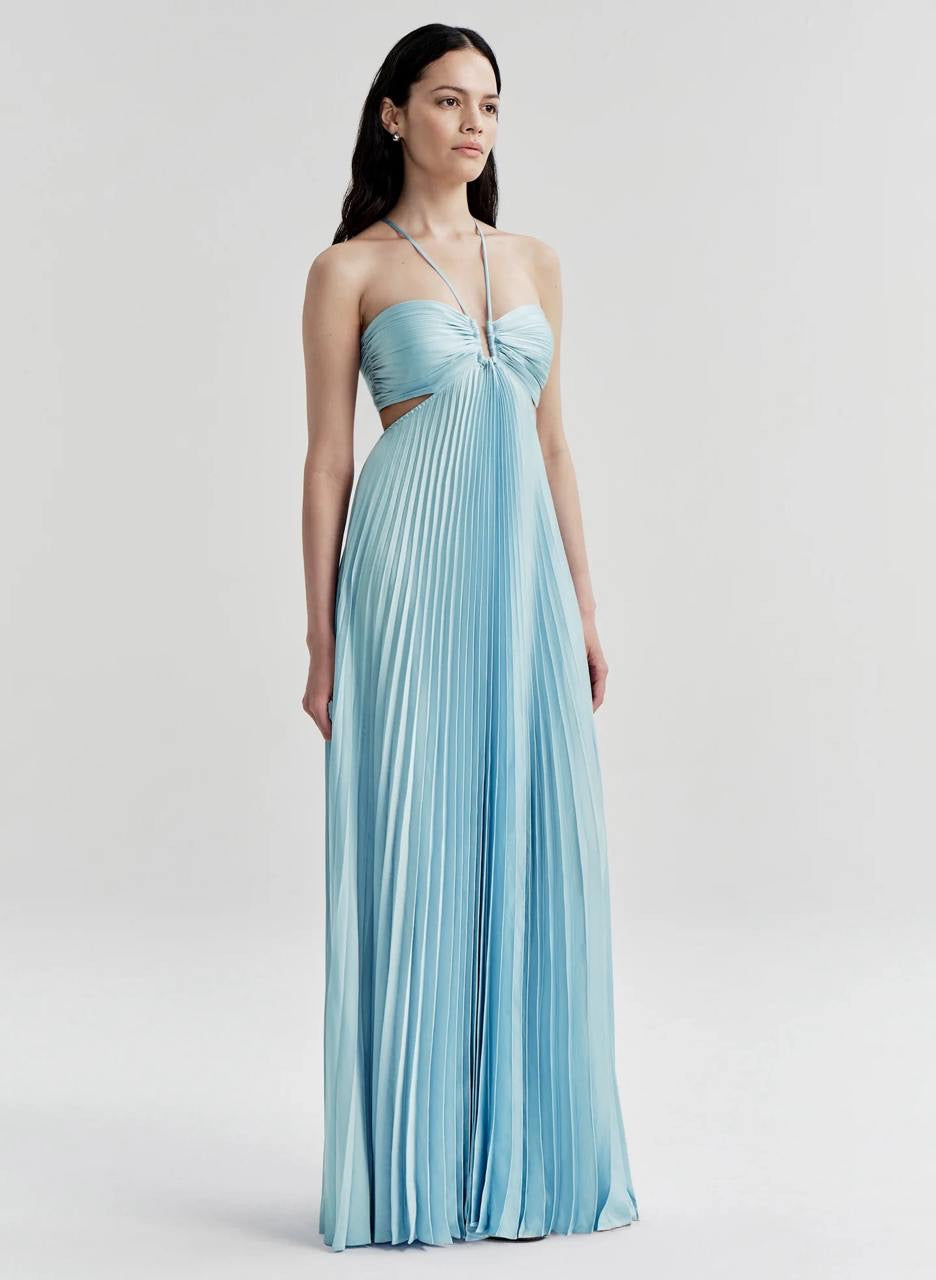 (PART 2/2) 8 Colors! ALC Moira Satin Pleated Maxi Dress