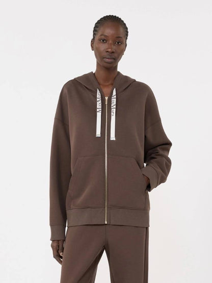 5 Colors! MM Technical Cotton-blend Jersey Zip-Up Sweatshirt Hoodie