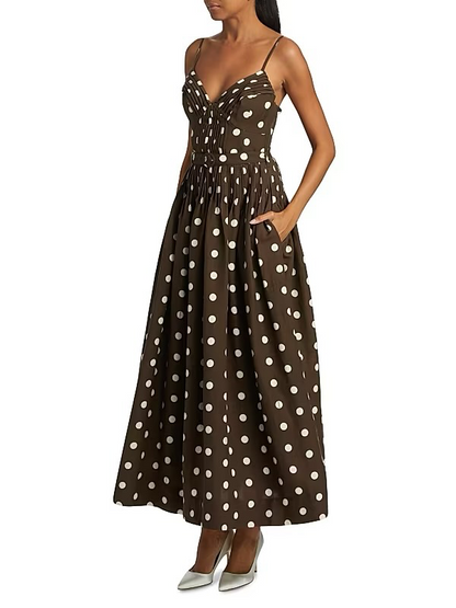 NC Mireille Linen-viscose Midi Dress