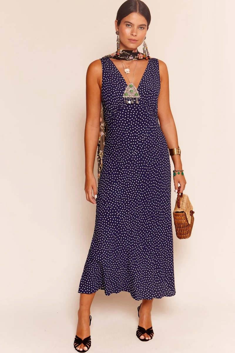 RX Sandrine Midi Slip Dress