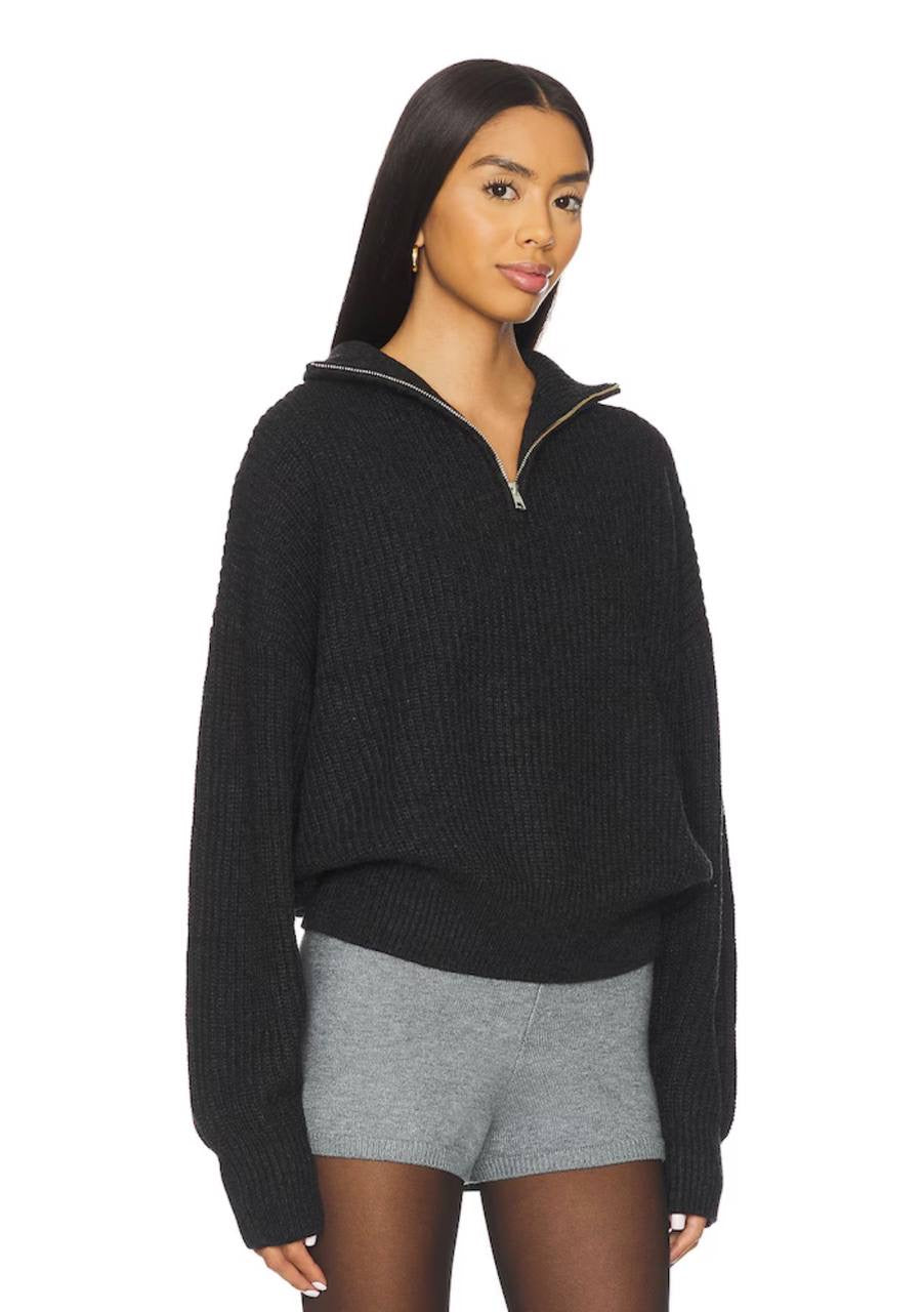 LF Shivani Quarter Zip Viscose-blend Sweater