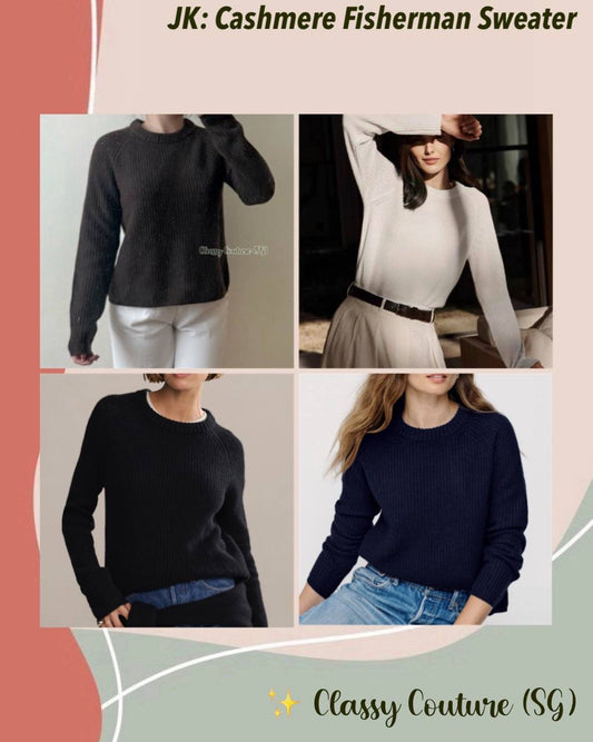 JK Cashmere Fisherman Sweater