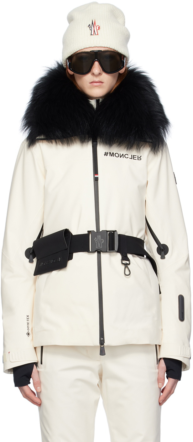 MC Grenoble Vizelle Tech Ski Down Jacket w/ Lamb Fur Trim | Belted Ski Trousers Pant | Set