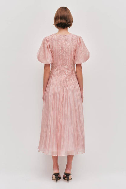AJ Ophelia Lace Midi Dress