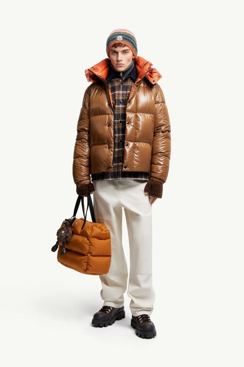 MC Men’s Parana Hooded Short Down Contrast Collar Jacket
