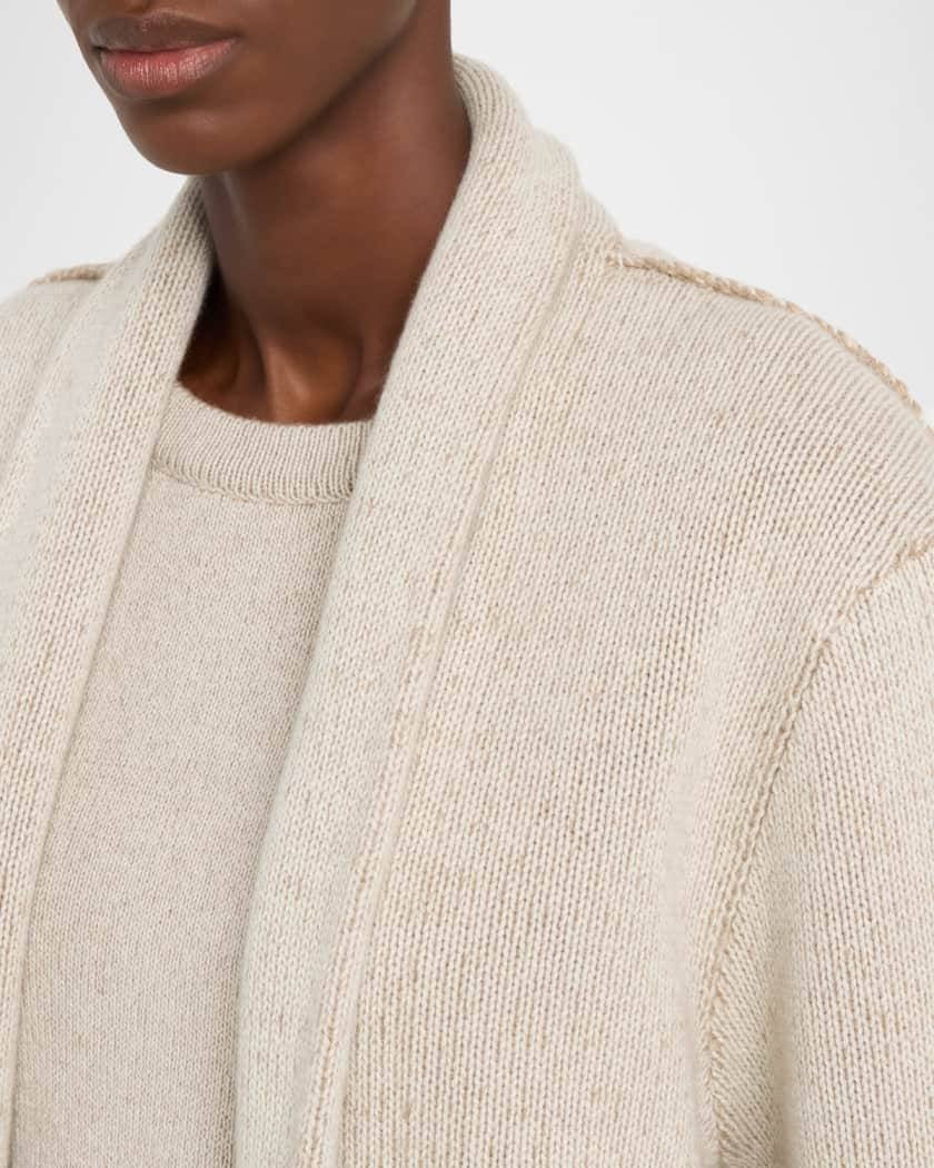 2 Colors! TR Leriko Cashmere Open Cardigan