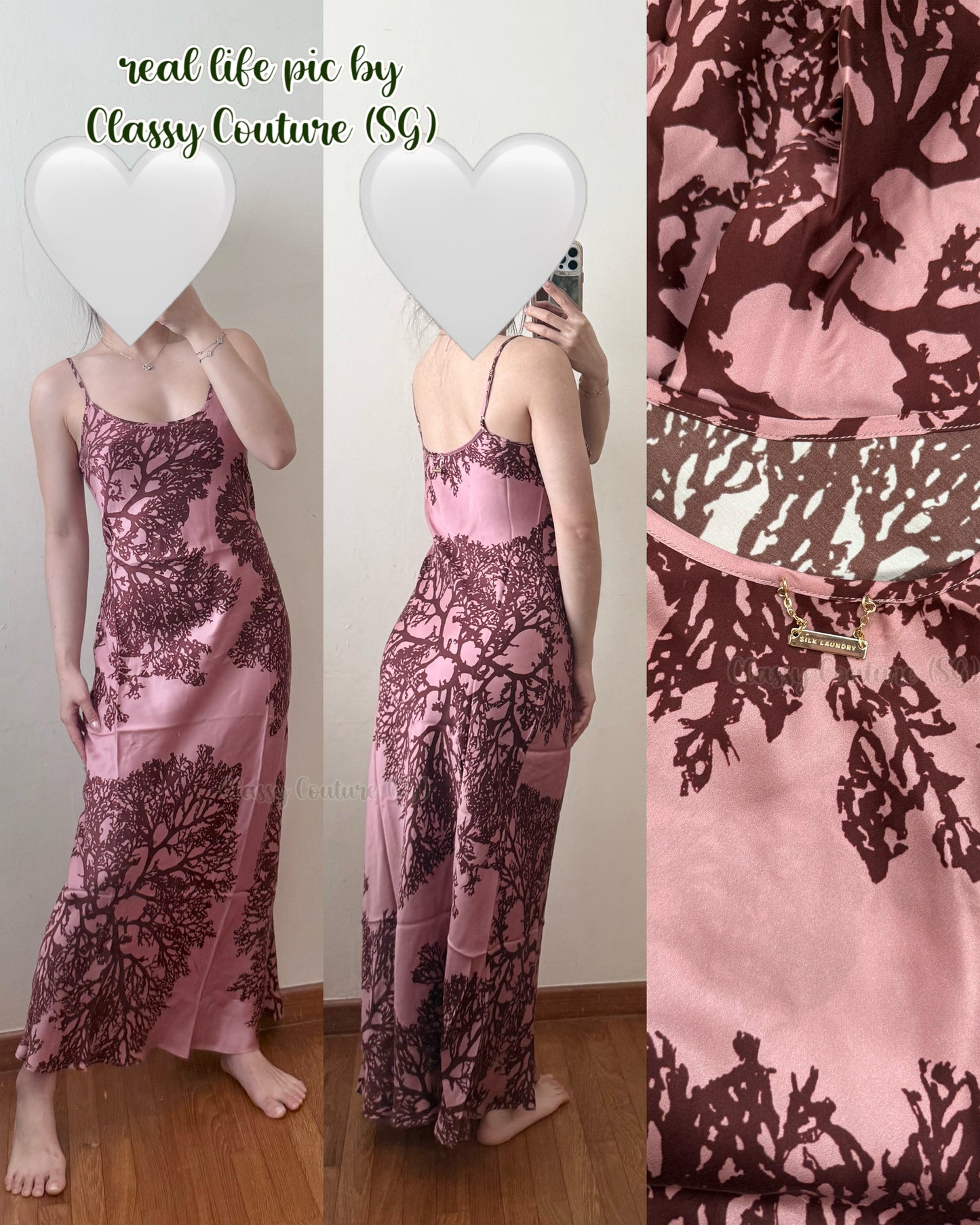 10 Colors! SL 1996 Silk Maxi Dress