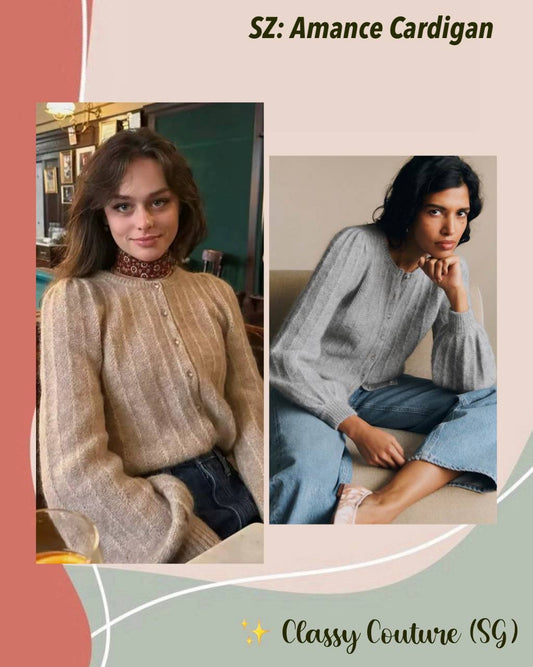 SZ Amance Mohair-Wool blend Cardigan