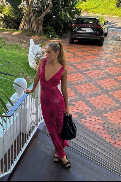 RP Marie Silk Maxi Dress in Anastasia Rose