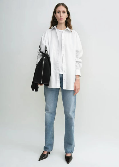 4 Colors! TOT Classic Tumbled Cotton Shirt