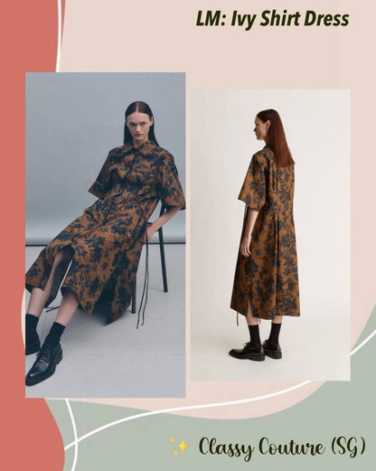 LM Ivy Cotton ShirtDress Midi Dress