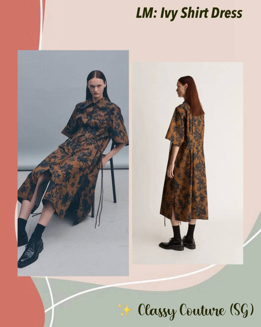 LM Ivy Cotton ShirtDress Midi Dress