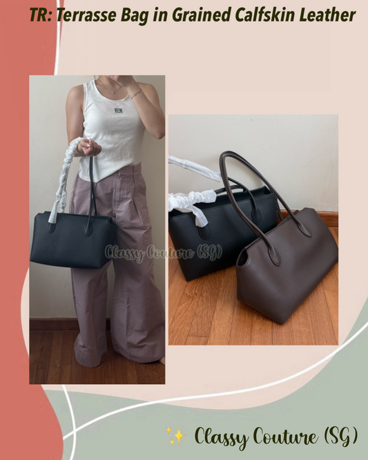 TR Terrasse Bag in Grained Calfskin Leather
