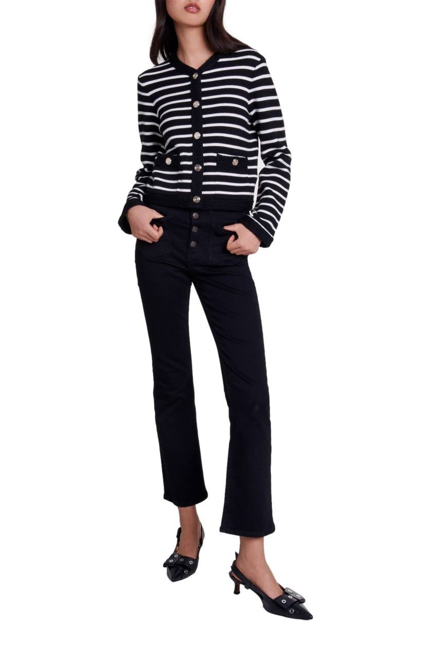 MJ Maracasse Striped Cardigan