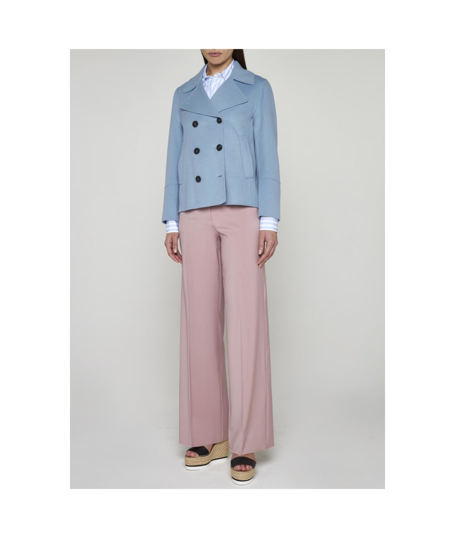 MM Teismo Wool Blend Short Coat Jacket