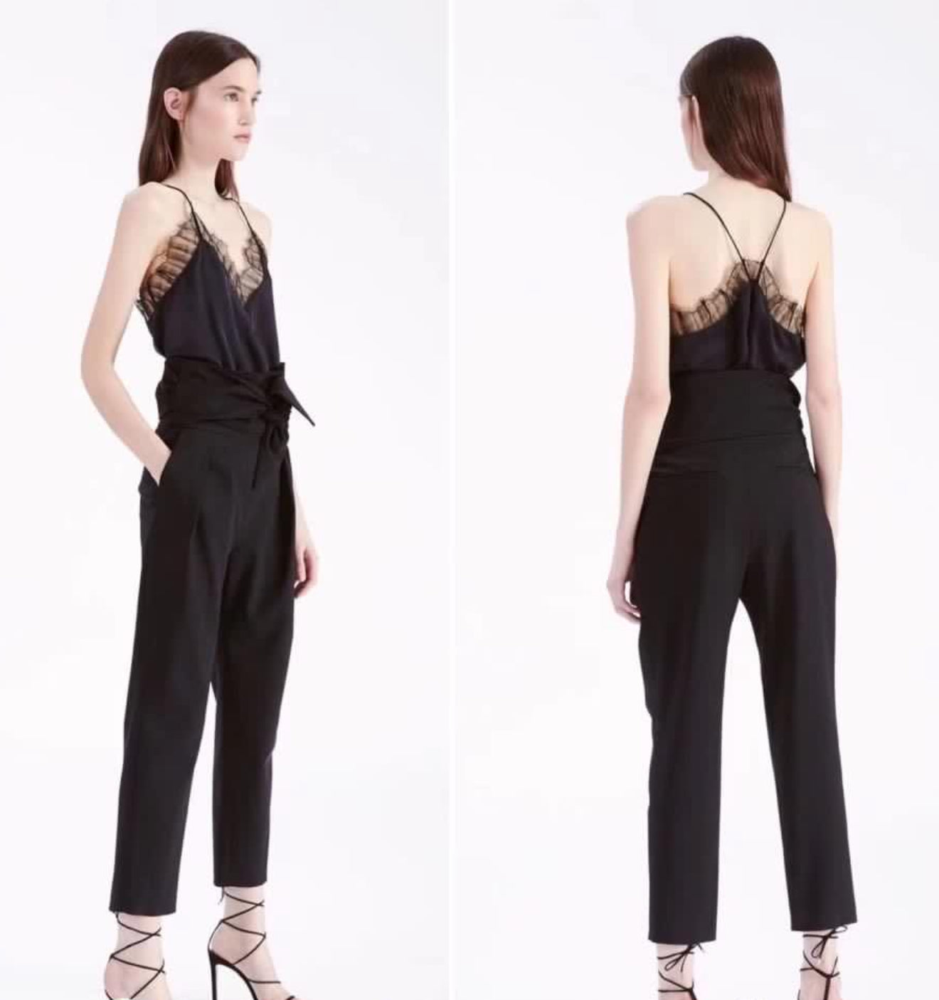 IR Berwyn Silk Lace Camisole Top