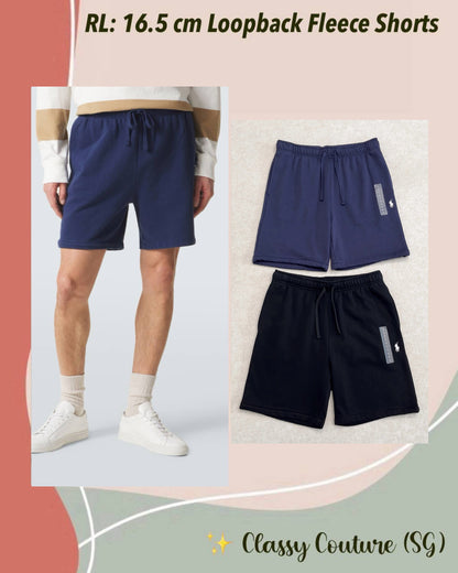 RL Men's 6.5" Loopback Fleece Cotton Shorts