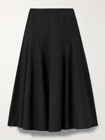 PS Heidi Tech-Cotton A-line Midi Skirt