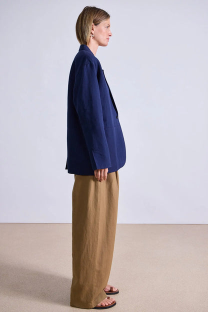 7 Colors! AA Oversized Cotton-Linen Blazer Jacket