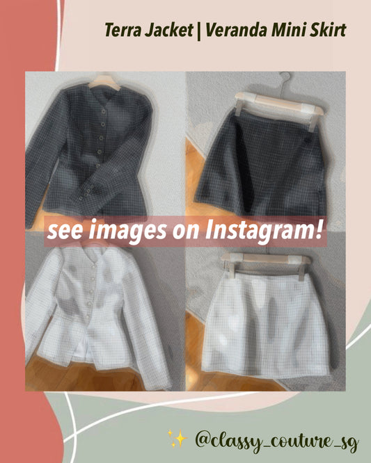 Terra Jacket | Veranda Mini Skirt | tweed set