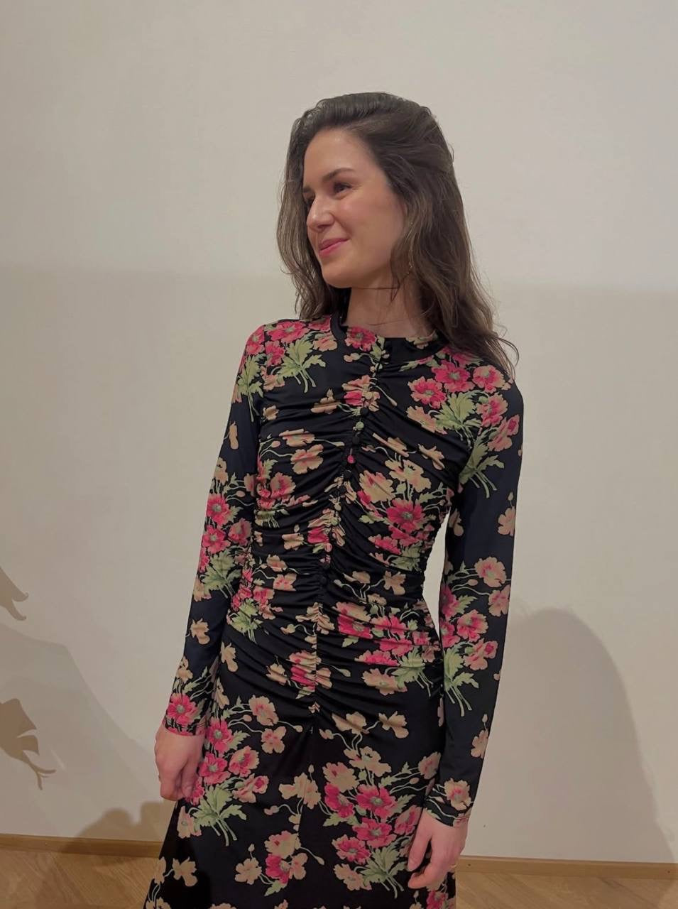 SE Cornelia Long Sleeve Midi Dress