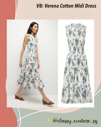 VB Verena Cotton Midi Dress