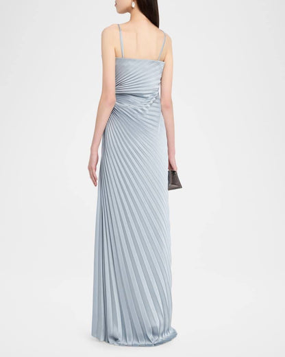 ALC Layla Strapless Pleated Gown