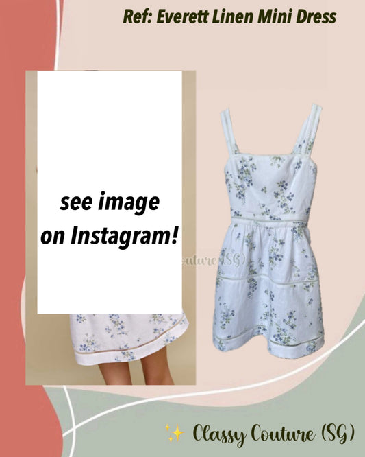 Ref Everett Linen Mini Dress