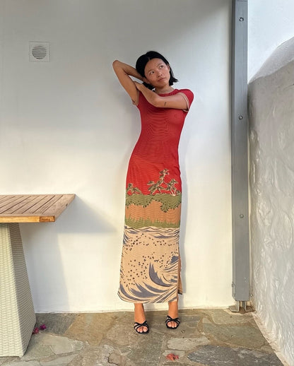 STL Redwood Ruched Cami Top | Tee Midi Dress