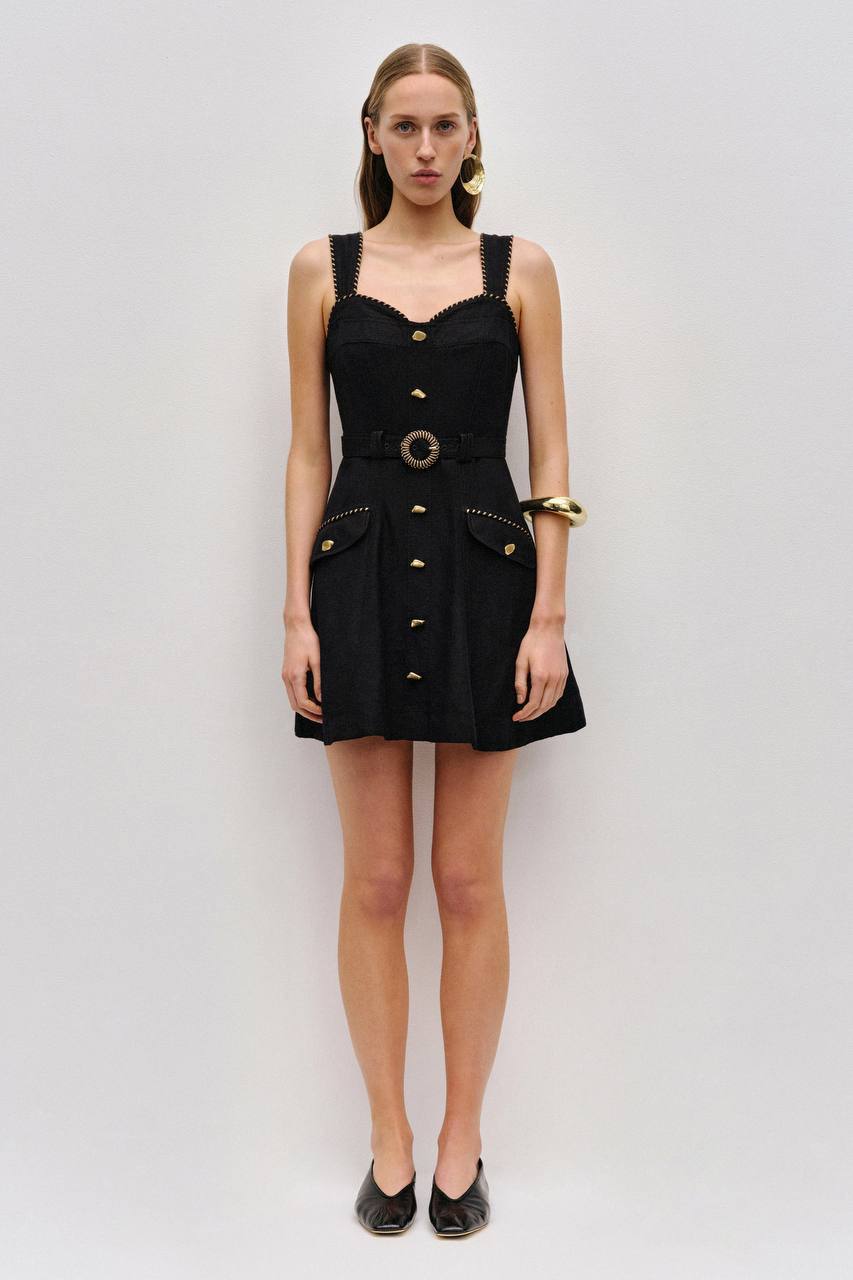 AJ Celeste Utility Mini Dress