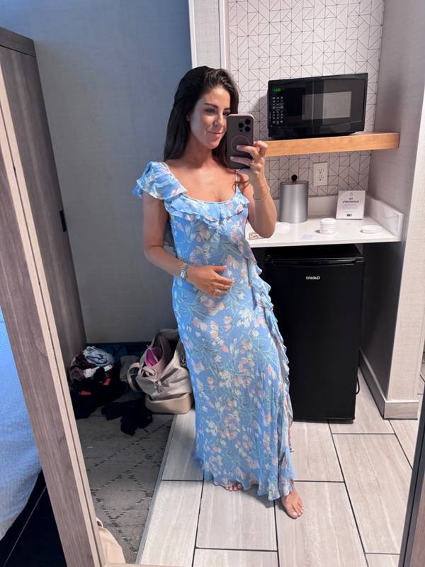 RX Ester Chiffon Maxi Dress