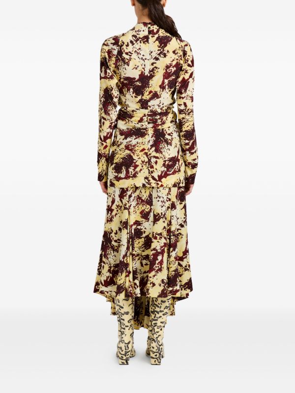 PS Adella Viscose Silk Top | Joelle Midi Skirt | Set