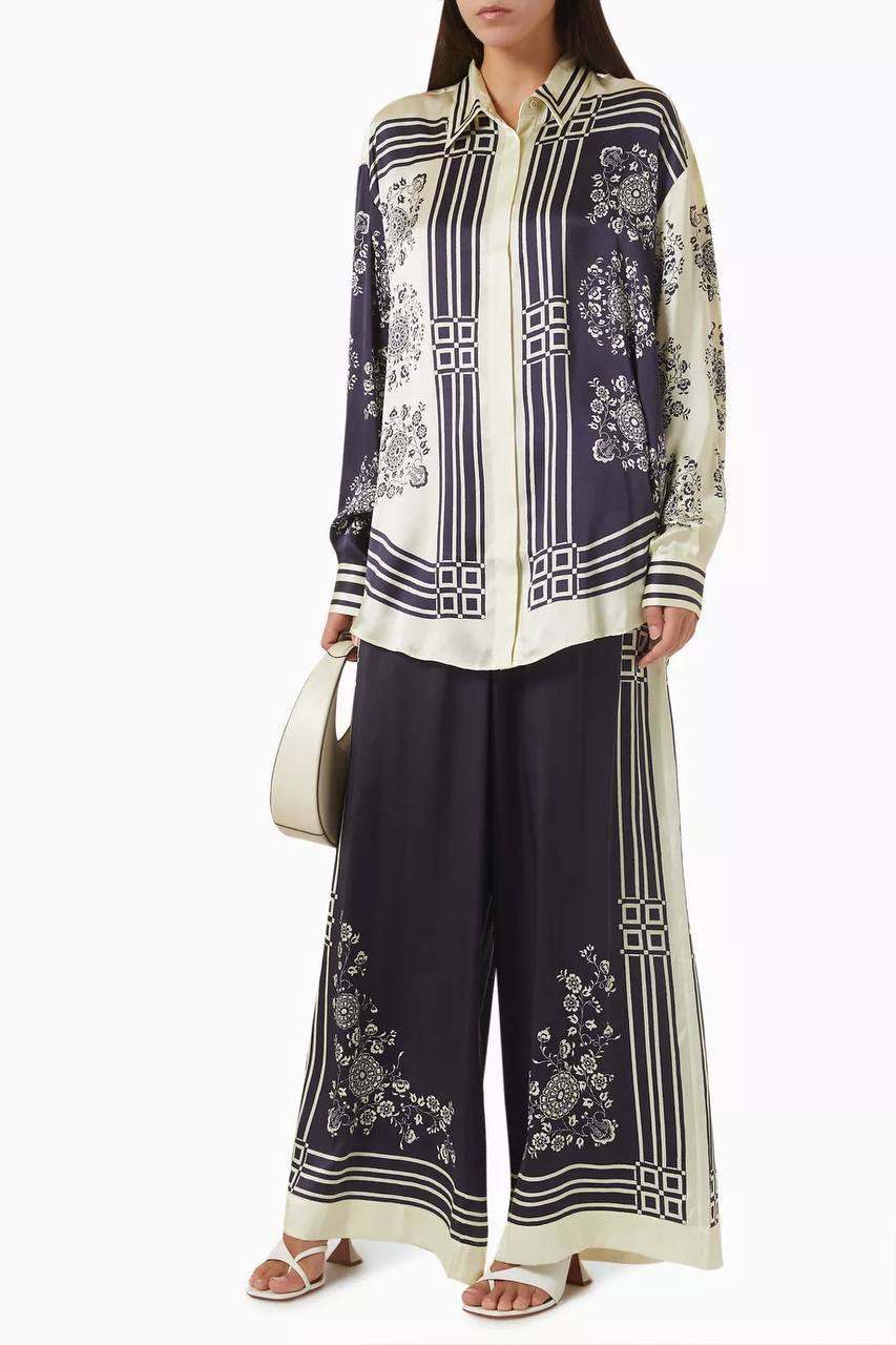 ALM Bandera Silk Buttondown Shirt | Trousers