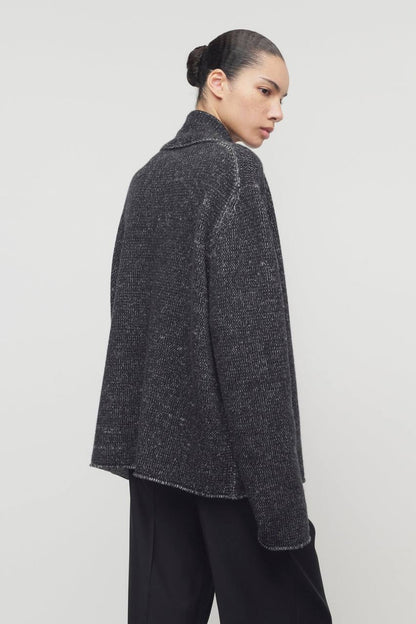 2 Colors! TR Leriko Cashmere Open Cardigan