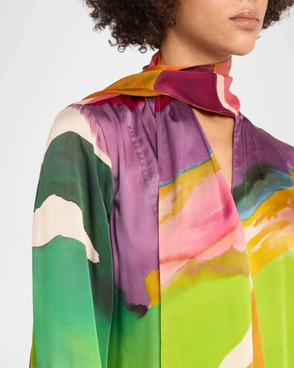 UJ Critique Silk Scarf Dress