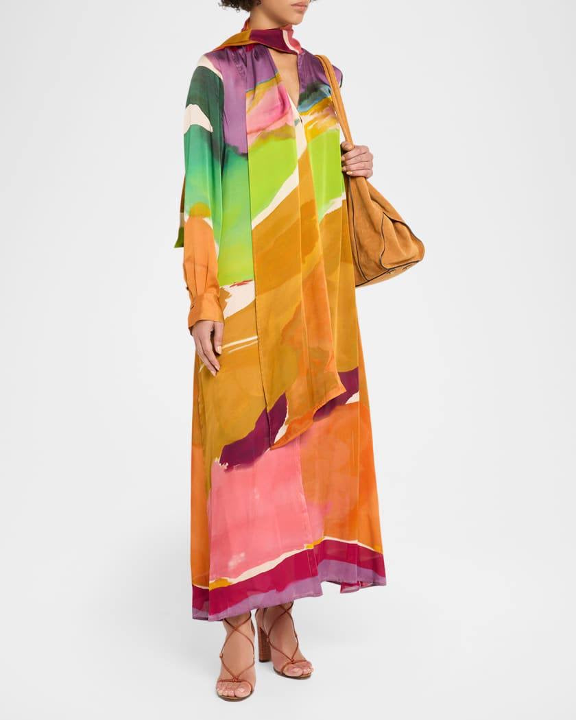 UJ Critique Silk Scarf Dress