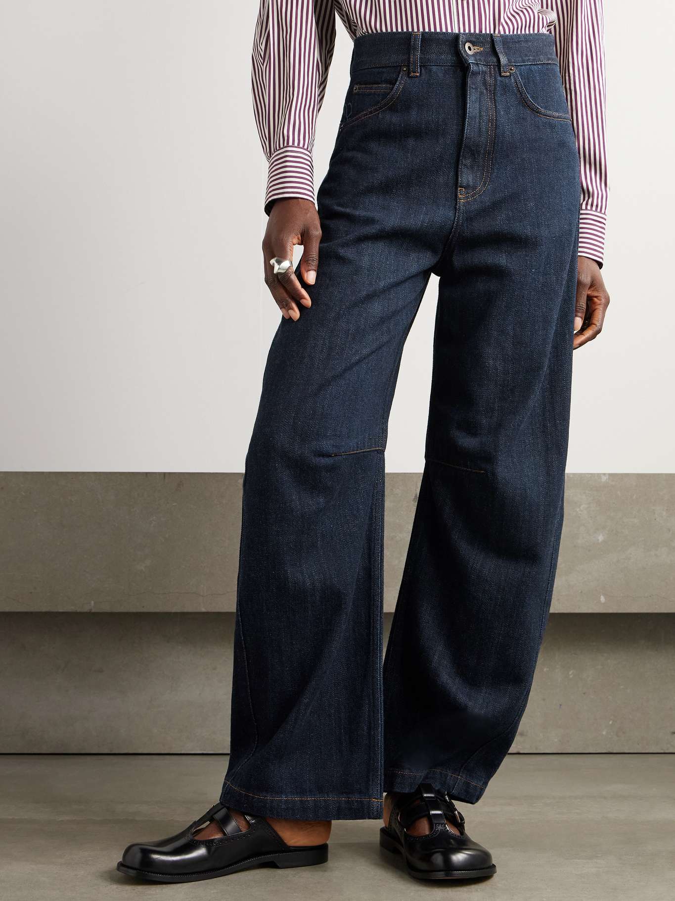 LW Anagram Barrel Denim Jeans Pants