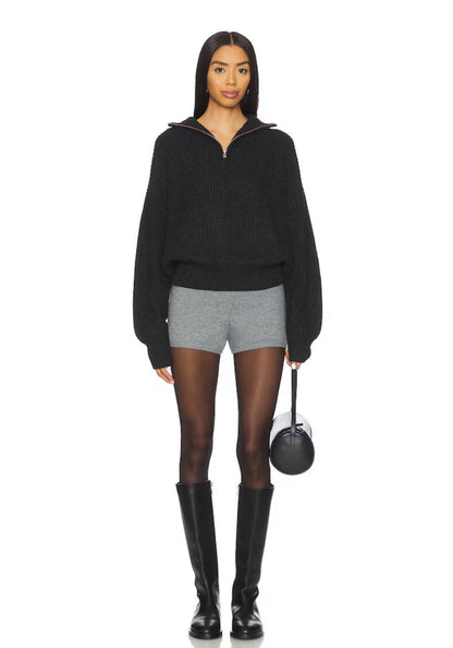 LF Shivani Quarter Zip Viscose-blend Sweater