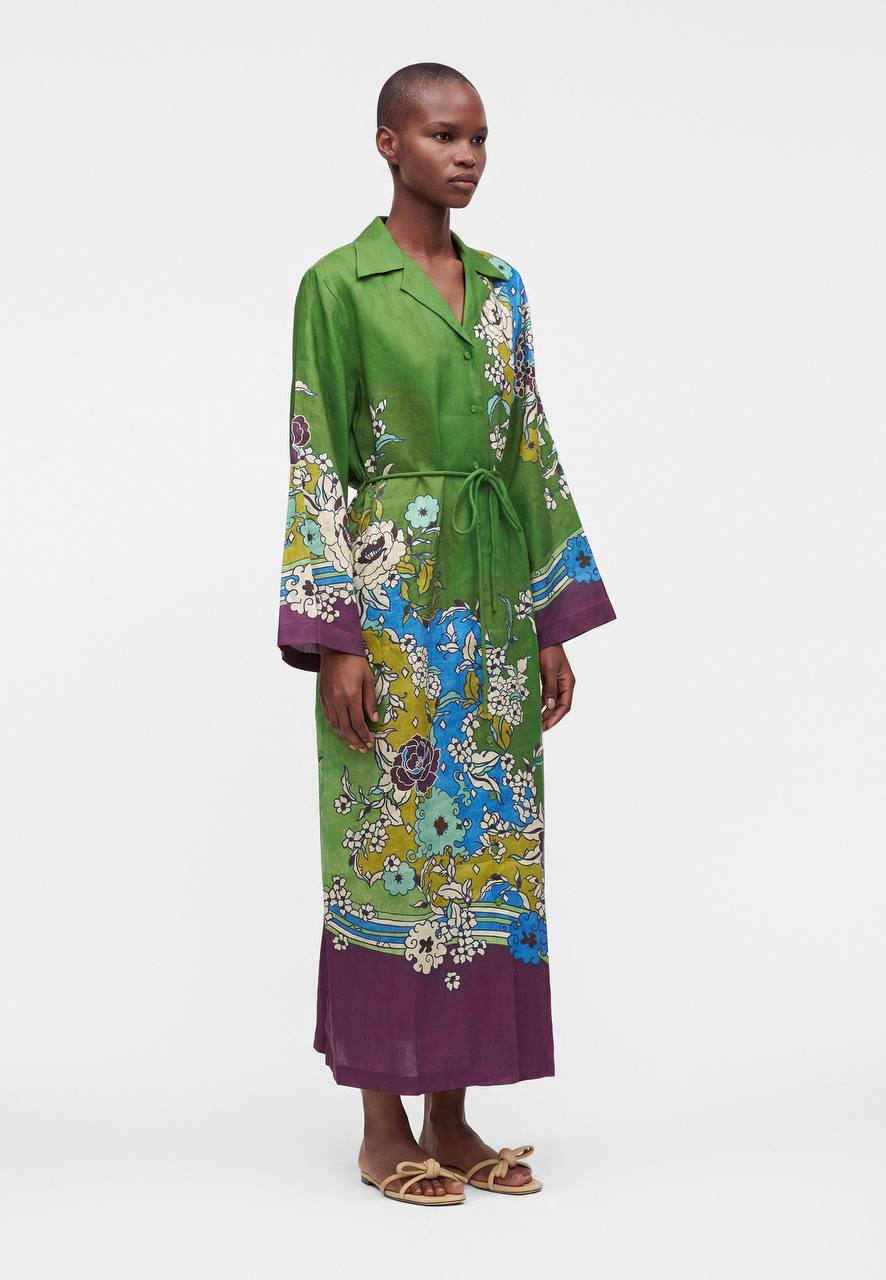 ALM Nanci Linen Shirtdress