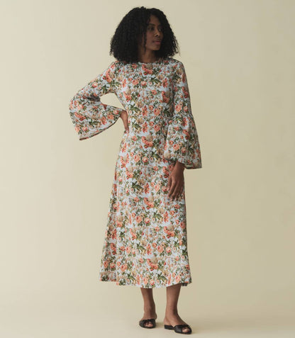 DN Noisette Cotton Midi Dress in Calico Garden