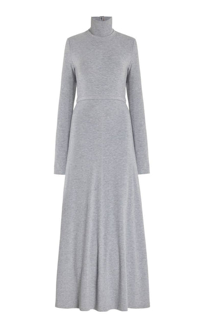 PS Jayne Rib Knit Turtleneck Midi Dress