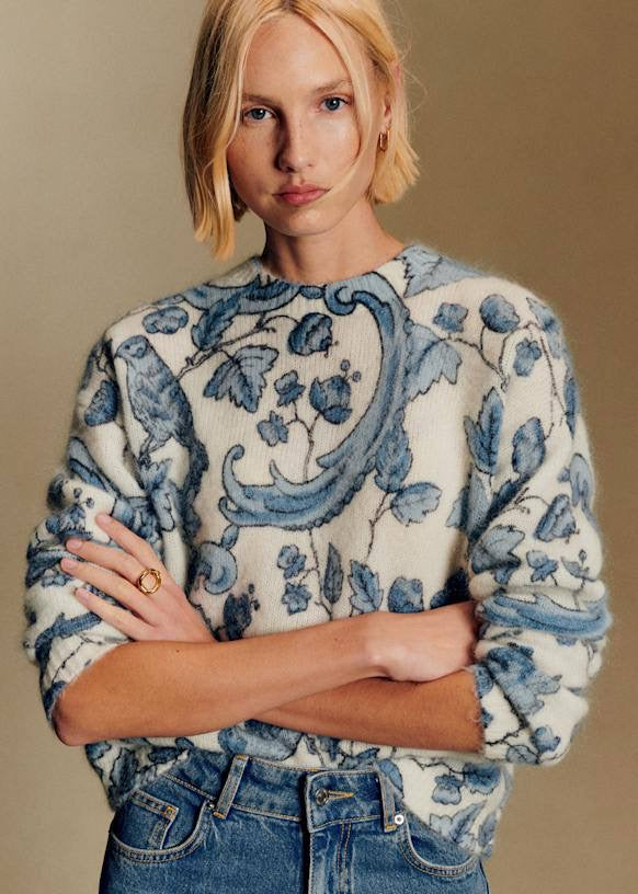 SZ Thibault Mohair-wool Sweater Pullover