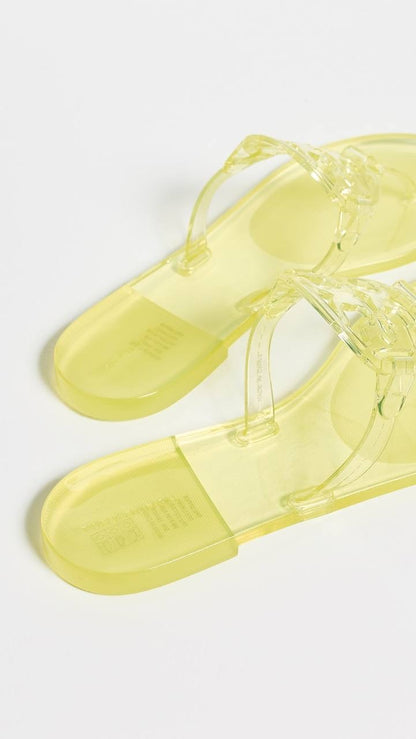 5 Colors! TB Miller Jelly Clear Thong Sandals