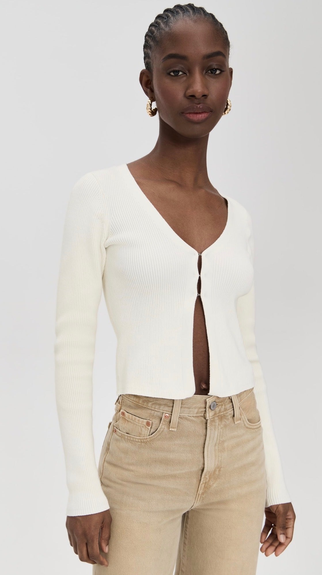 Ref Kaitlyn Cotton Knit Cardigan