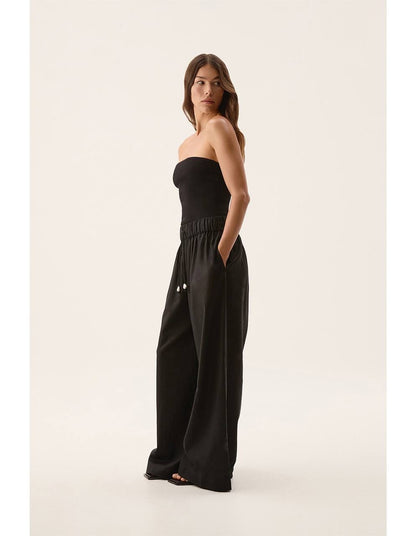 AJ Airlie Linen-Cotton Relaxed Pants