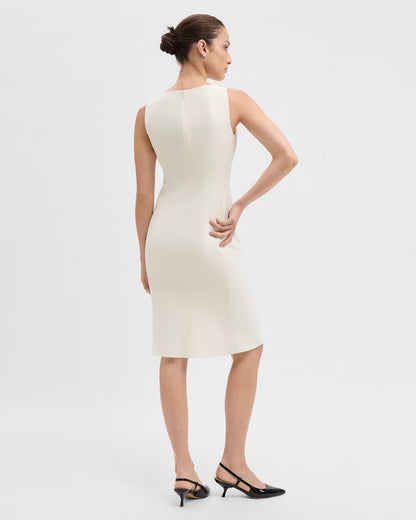 TH Flared Mini Dress in Admiral Crepe