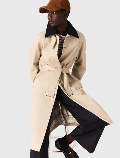 MJ Belted Cotton Trench Coat