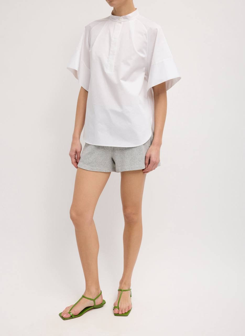 TIB Eco Poplin Raglan Tucked Short Sleeve Shirt