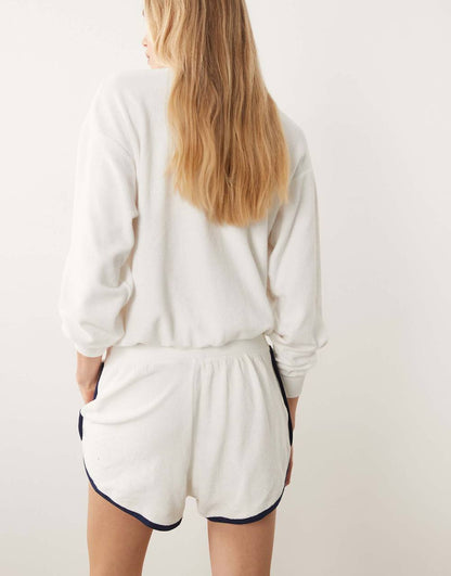 RL Terry Long Sleeve Collared Polo | Shorts