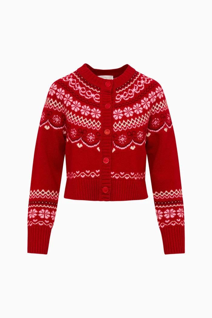 2 Colors! LSF Shantae Wool Fair Isle Cardigan